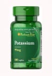 Puritan`s Pride Potassium 99 mg 100 caplets / Пуританс Прайд Калий 99 мг 100 каплети