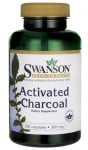 Swanson Activated charcoal 260 mg 120 capsules / Суонсън Активен въглен 260 мг. 120 капсули