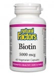 Biotin 5000 mcg 60 capsules Na