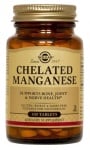 Chelated manganese 8 mg 100 ta