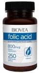 Biovea Folic acid 800 mcg 250 tablets / Биовеа Фолиева киселина 800 мкг. 250 таблетки