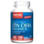 Jarrow Formulas EPA-DHA Balance 600 mg Omega 3 240 softgels / Джароу Формулас Рибено масло EPA-DHA Баланс 600 мг. Омега 3 240 меки капсули