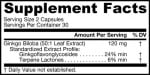 Jarrow Formulas Ginkgo Biloba