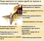 Как ни помага маслото от черен дроб на треска?