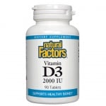 Vitamin D3 2000 IU 90 tablets