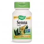 Senna leaves 450 mg. 100 capsu