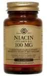 Niacin 100 mg 100 tablets Solg