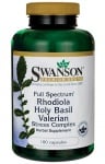 Swanson Rhodiola, holy basil,