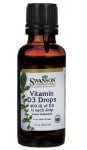Swanson Vitamin D3 drops 400 IU 29.6 ml / Суонсън Витамин Д3 капки 400 IU 29.6 мл.