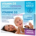 Vitamin D3 drops 400 IU / UI 2