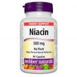 Niacin 500 mg 90 capsules Webb