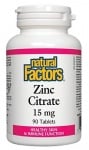 Zinc 15 mg 90 tablets Natural