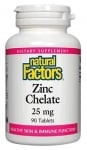 Zinc chelate 25 mg 90 tablets